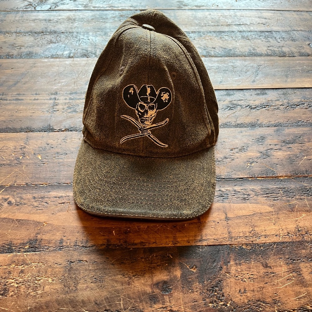 Skull cowboy cap